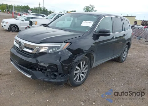 2020 Honda Pilot Awd Ex-L z USA, uszkodzony, nr VIN 5FNYF6H51LB058628